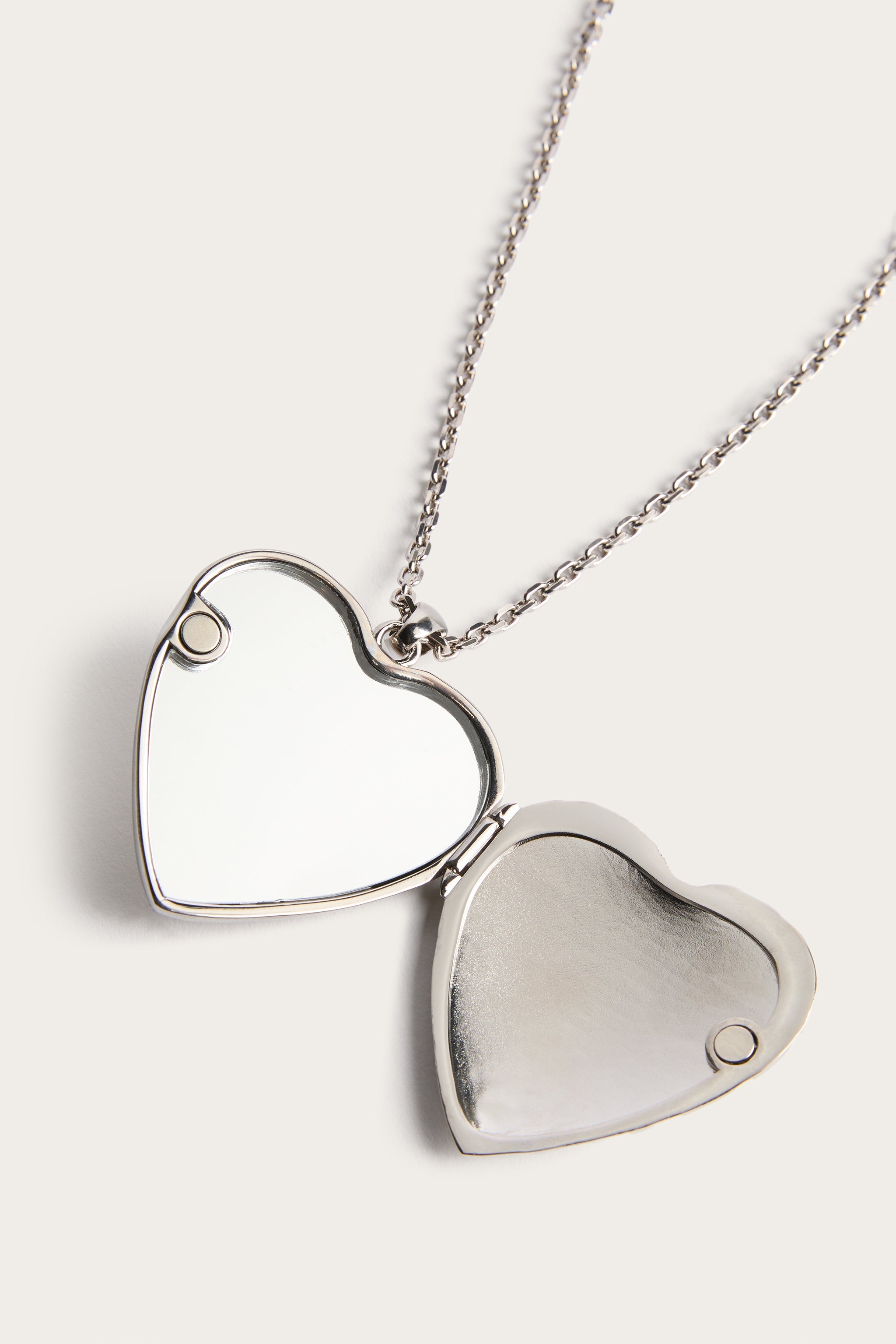 Pucci Heart Mirror Pendant Necklace