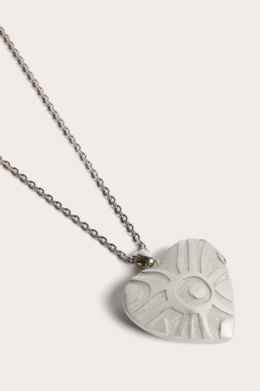 Pucci Heart Mirror Pendant Necklace