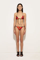 Pucci Occhi Print Triangle Bikini Top