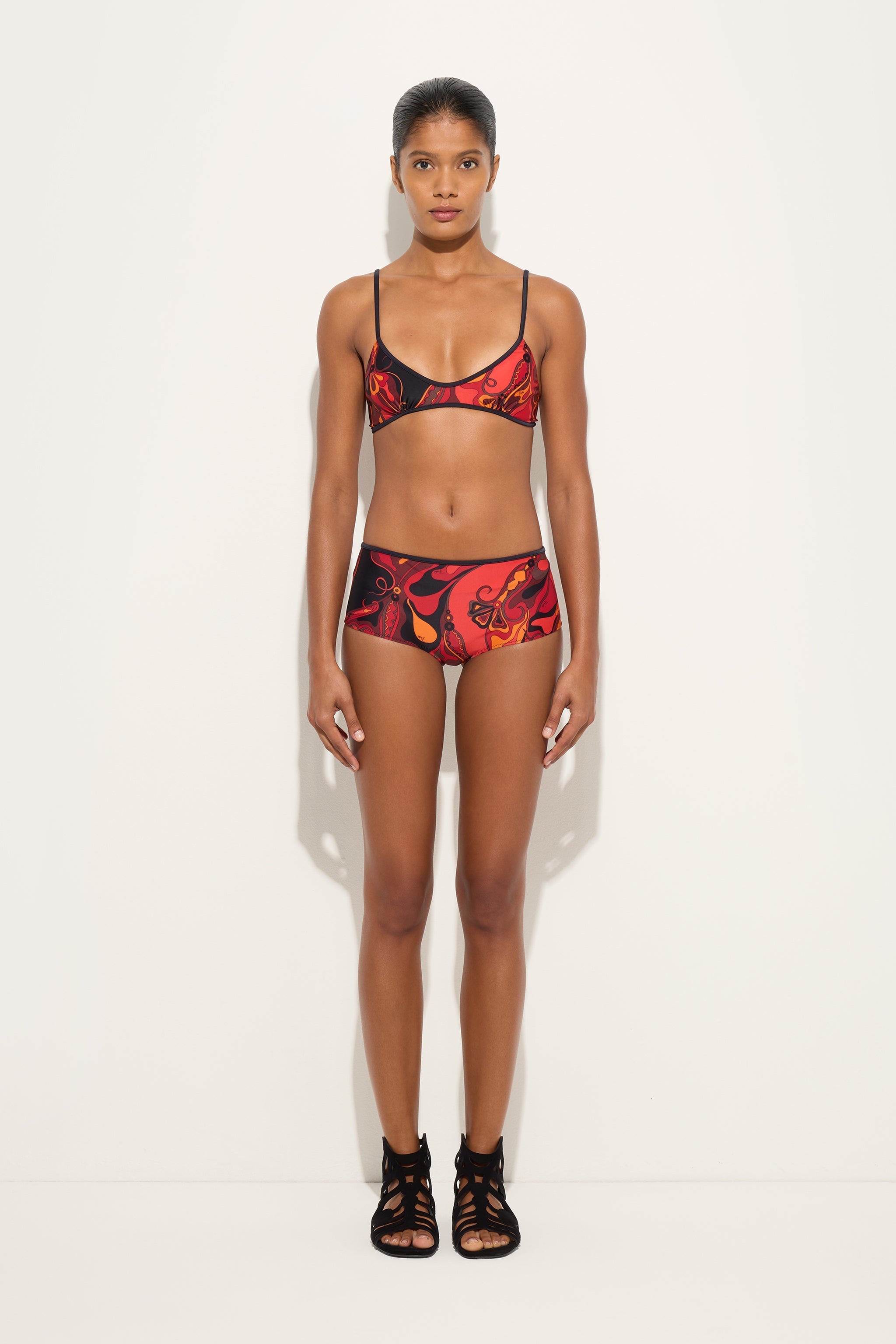Pucci Orchidee Print Bikini Bottom