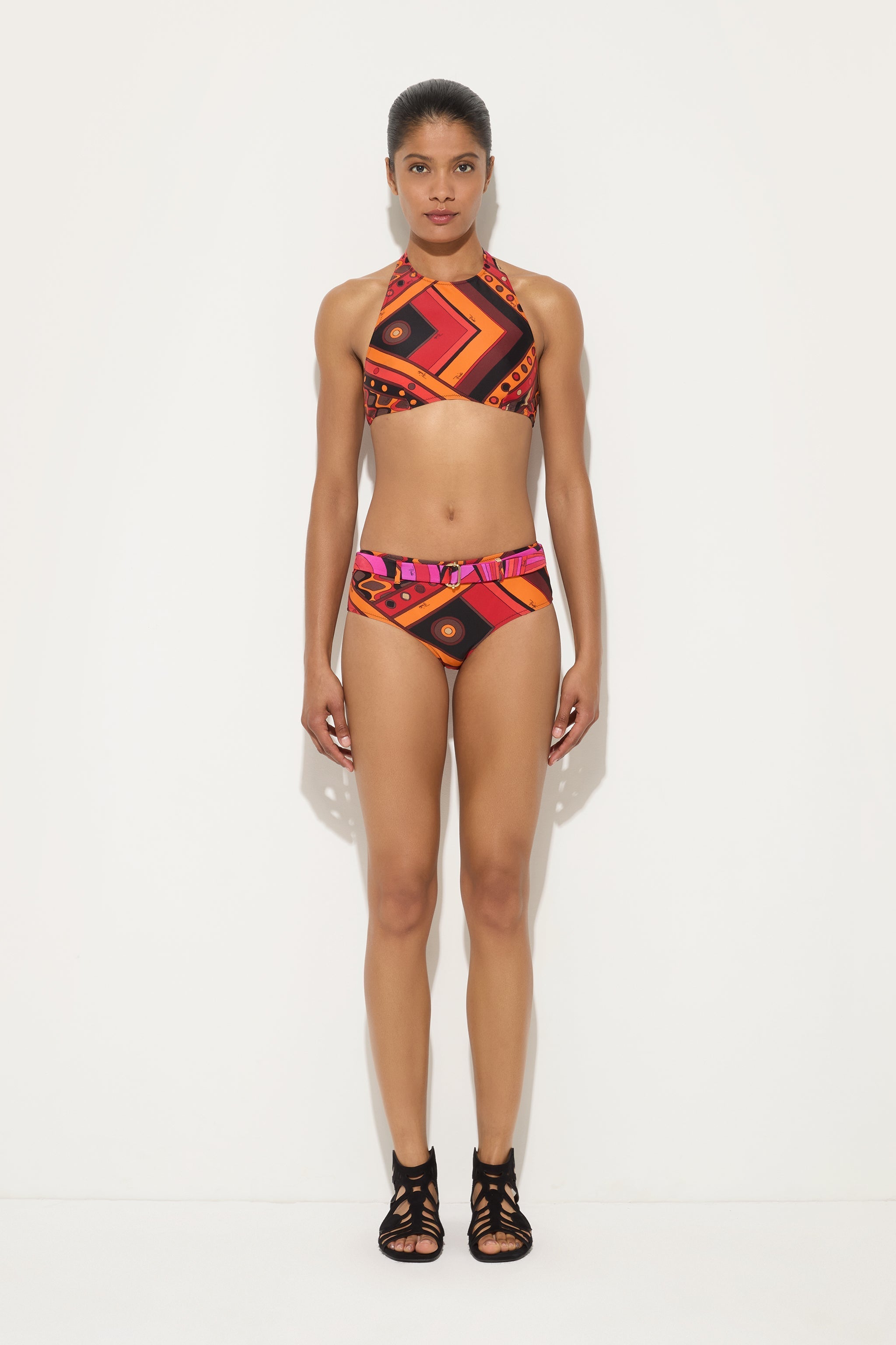 Pucci Vivara Print Coulotte Bikini Bottoms