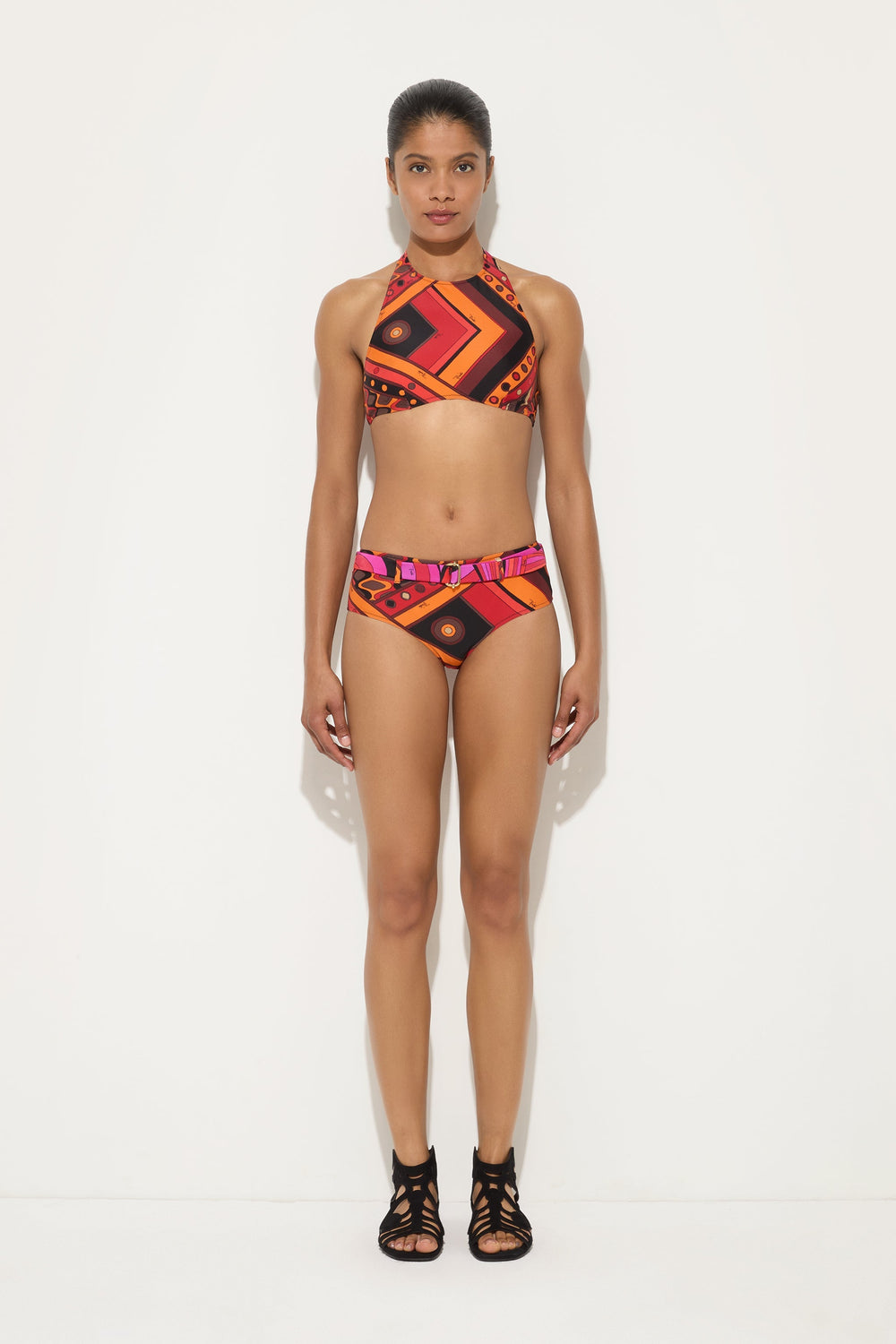 Pucci Vivara Print Coulotte Bikini Bottoms