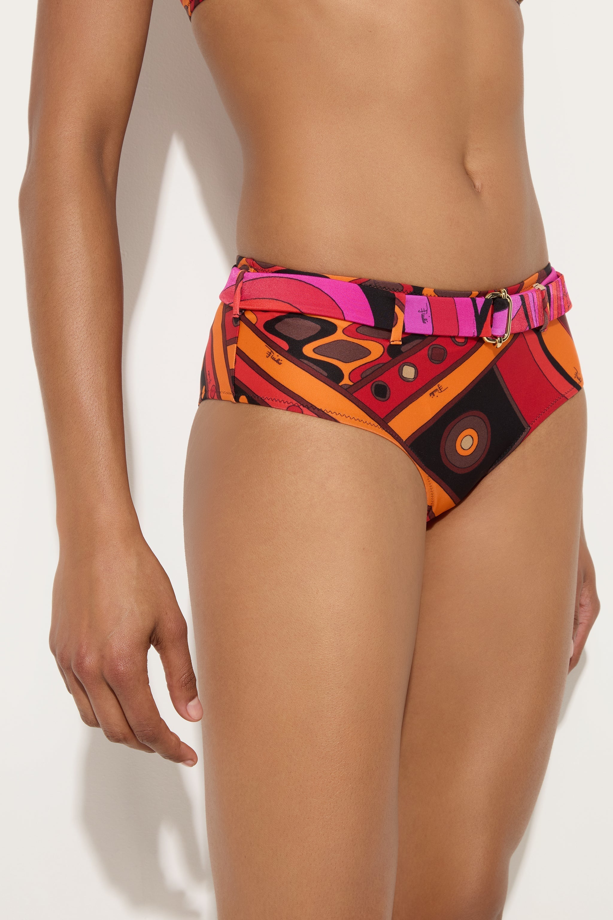 Pucci Vivara Print Coulotte Bikini Bottoms