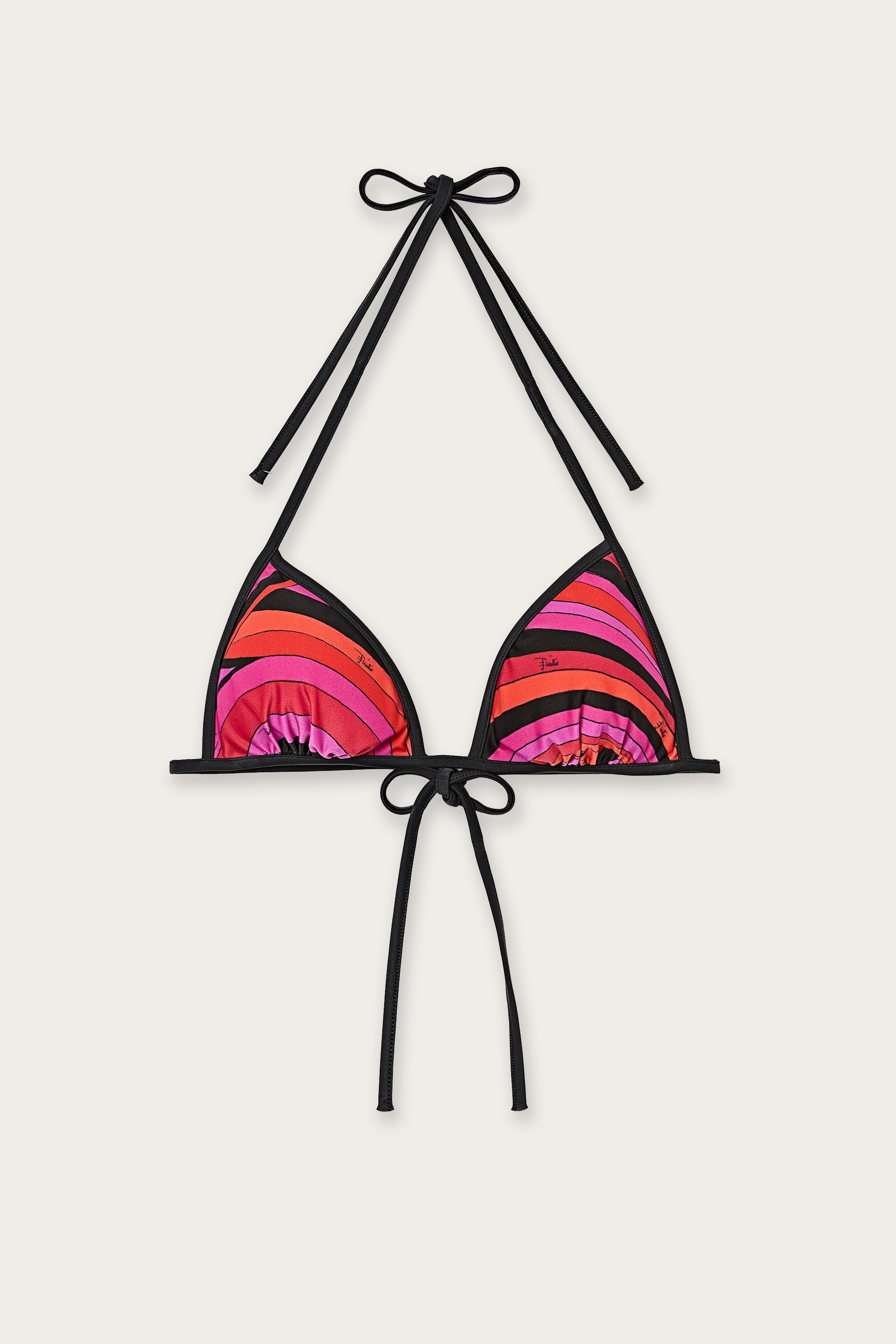 Pucci Iride Print Triangle Bikini Top