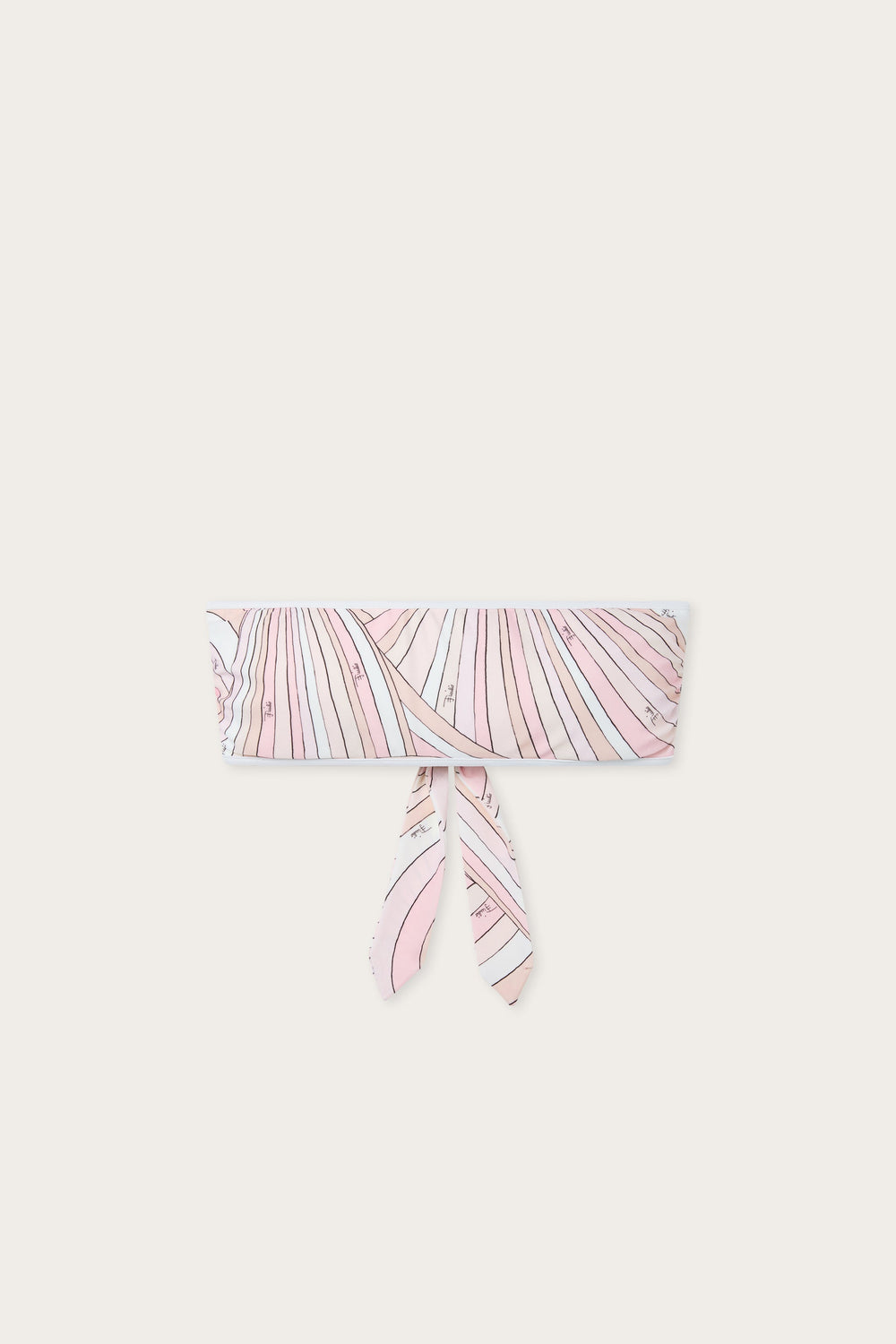 Pucci Iride Print Bandeau Bikini Top