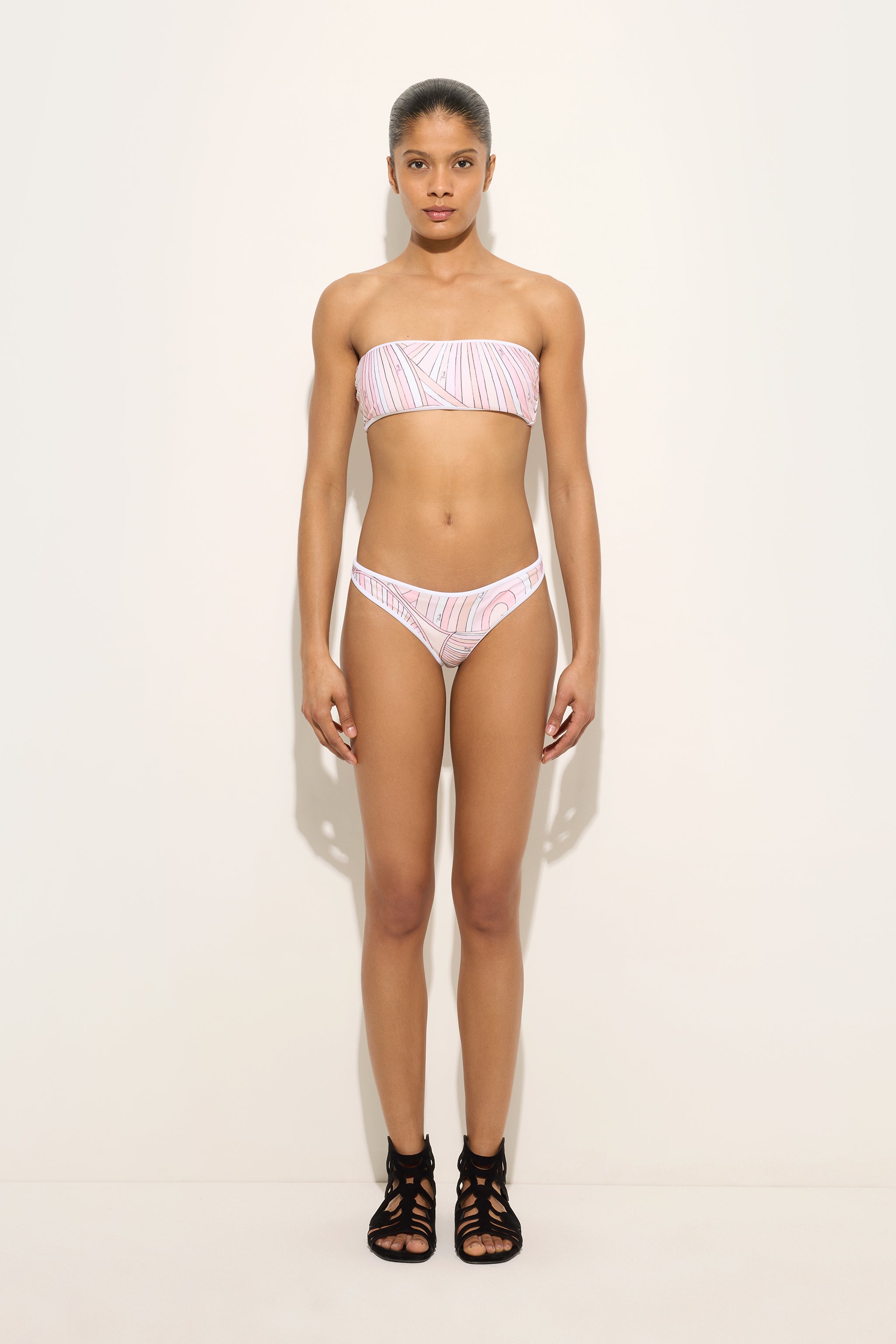 Pucci Iride Print Bandeau Bikini Top