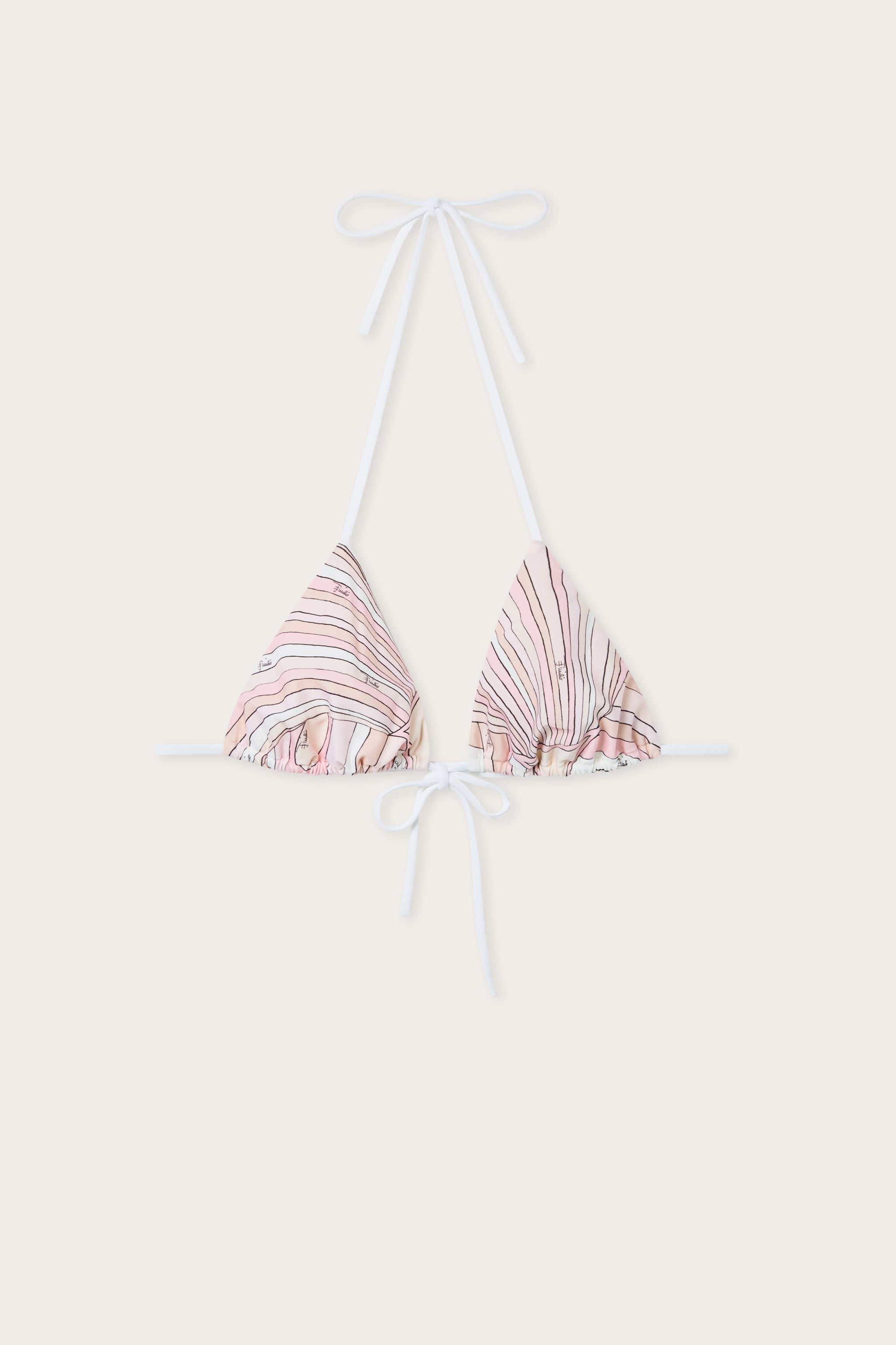 Pucci Iride Print Triangle Bikini Top