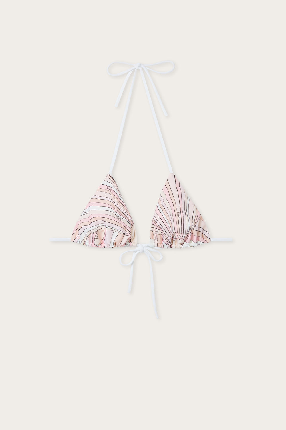Pucci Iride Print Triangle Bikini Top