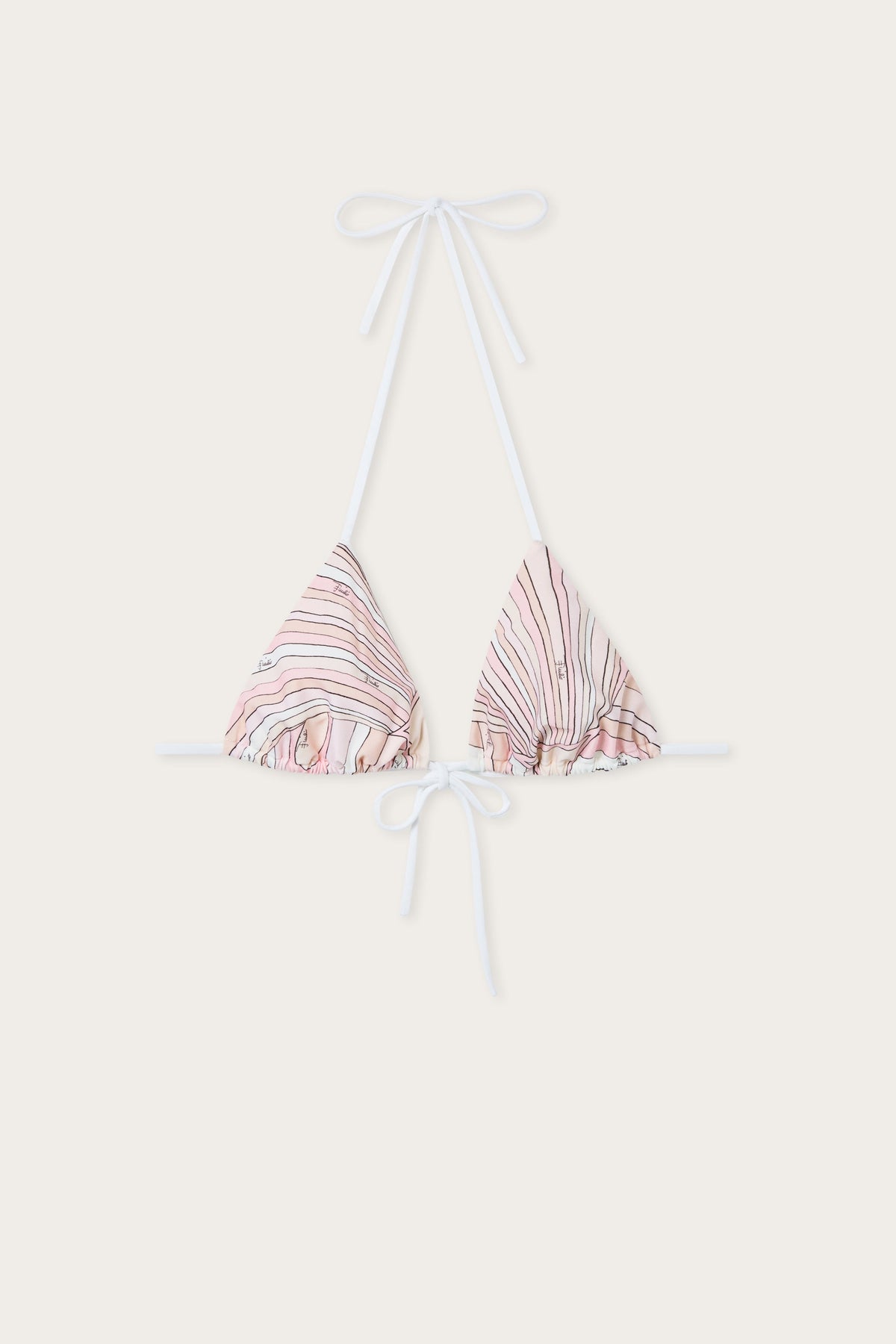 Pucci Iride Print Triangle Bikini Top