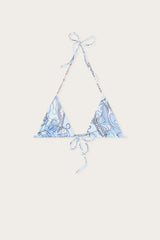 Pucci Orchidee Print Triangle Bikini Top