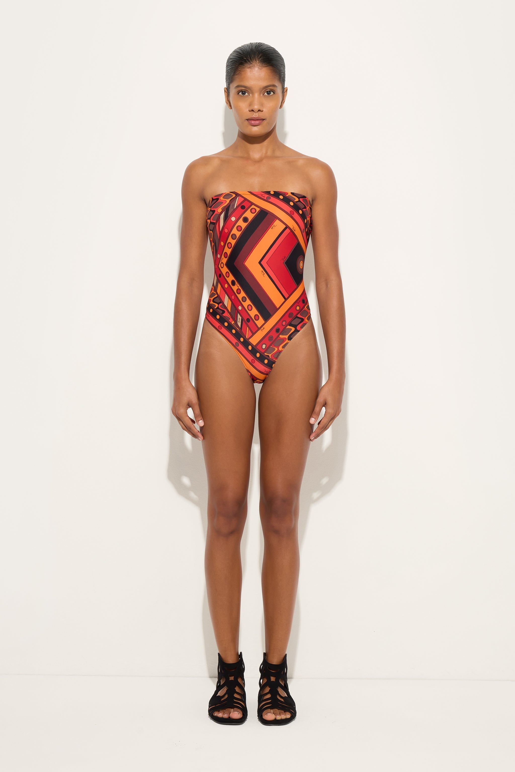 Pucci Vivara Print Swimsuit
