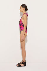 Pucci Orchidee Print Swimsuit