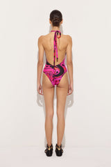 Pucci Orchidee Print Swimsuit