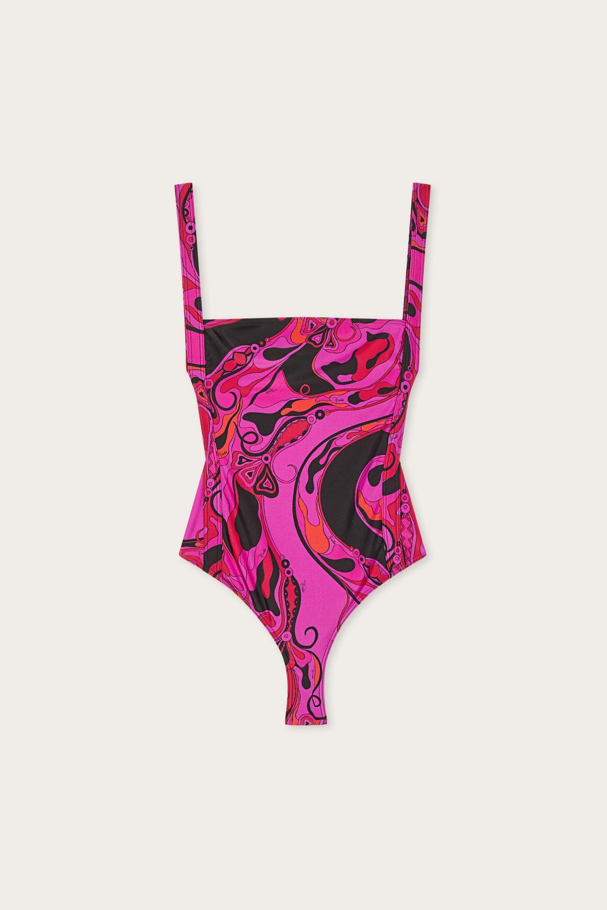 Pucci Orchidee Print Swimsuit