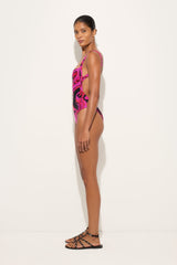 Pucci Orchidee Print Swimsuit