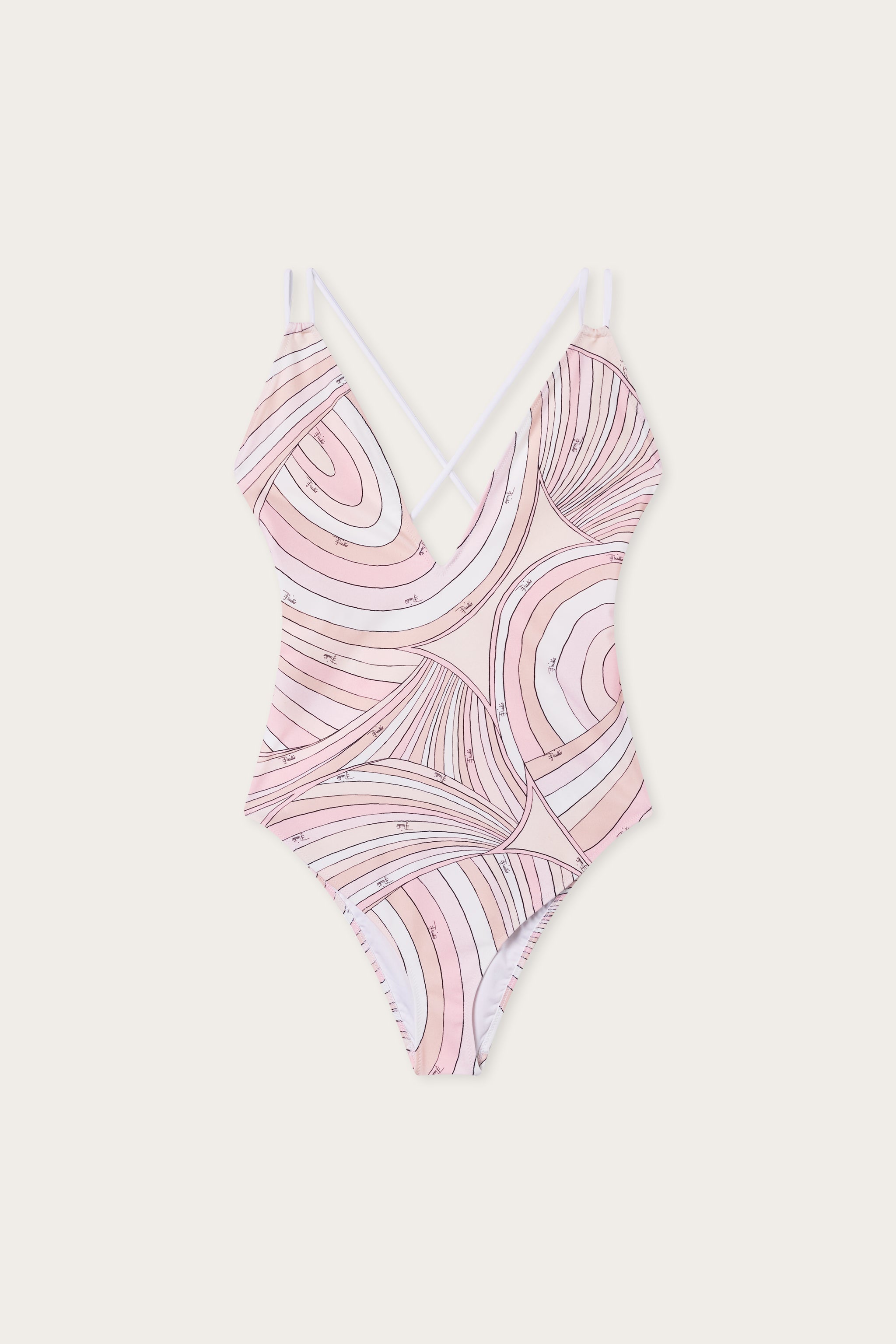 Pucci Iride Print One-Piece Swimsuit