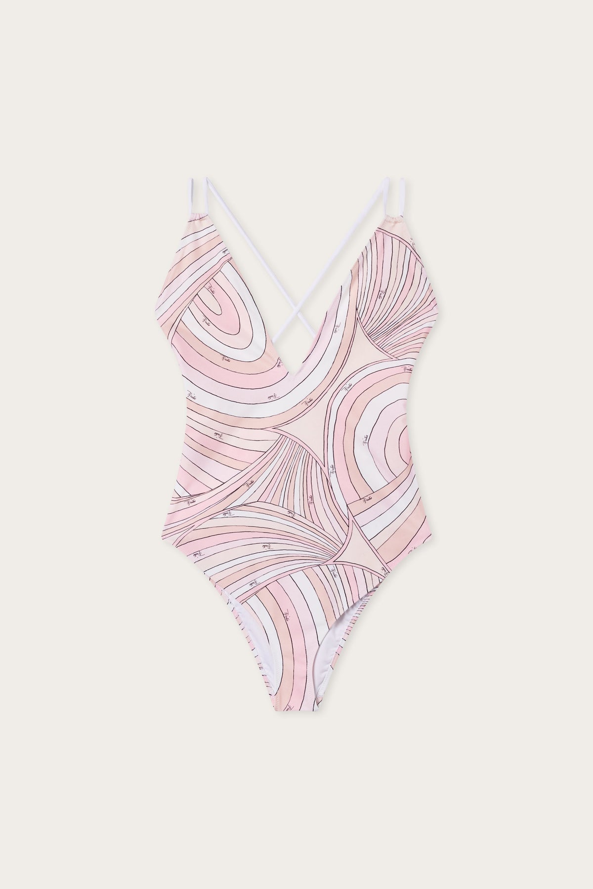 Pucci Iride Print One-Piece Swimsuit
