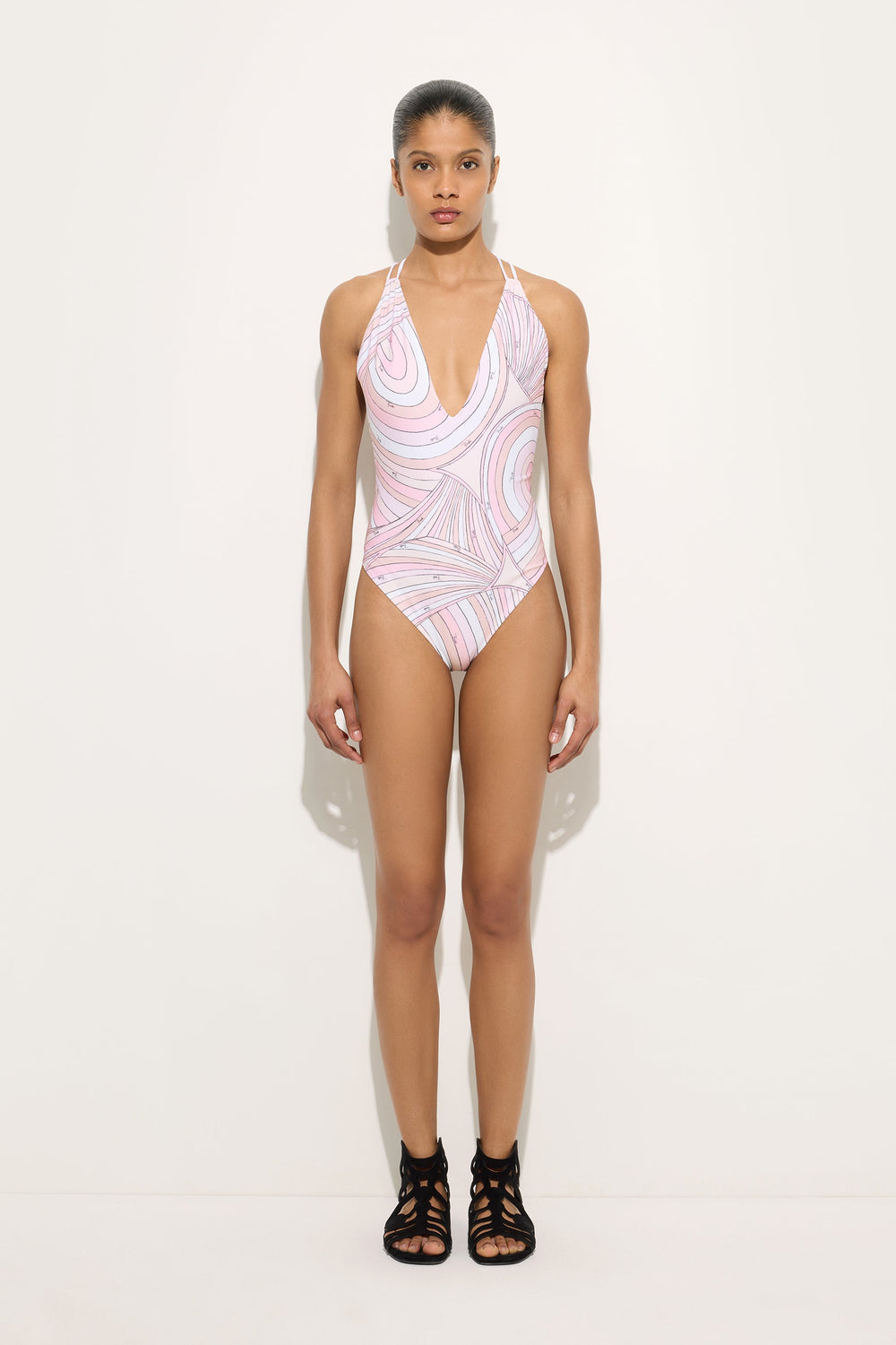 Pucci Iride Print One-Piece Swimsuit