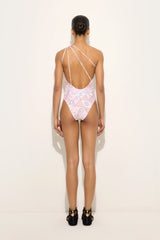 Pucci Occhi Print Asymmetrical One-Piece Swimsuit
