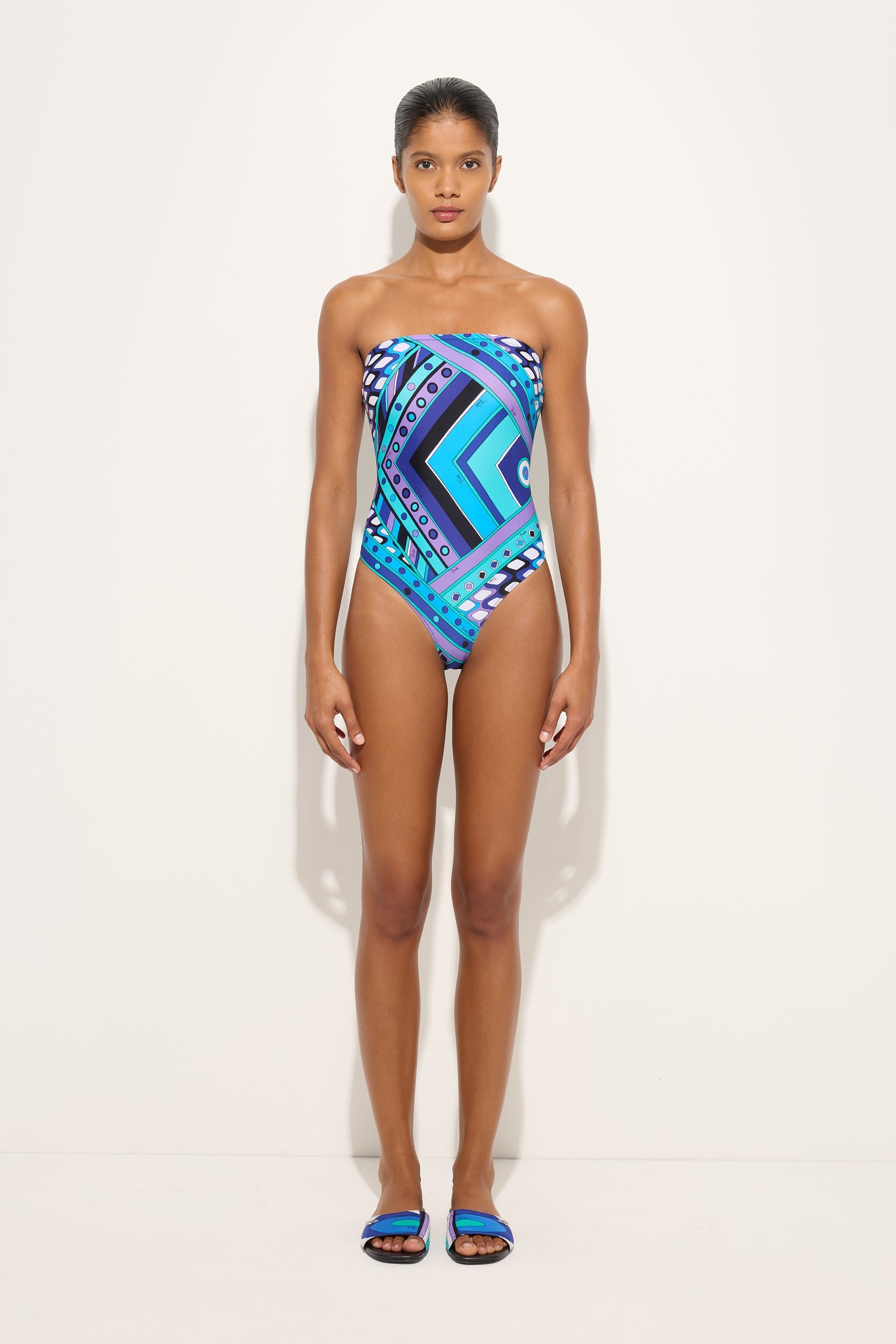 Pucci Vivara Print Swimsuit