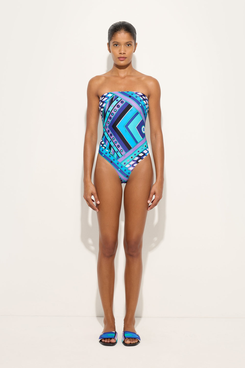 Pucci Vivara Print Swimsuit