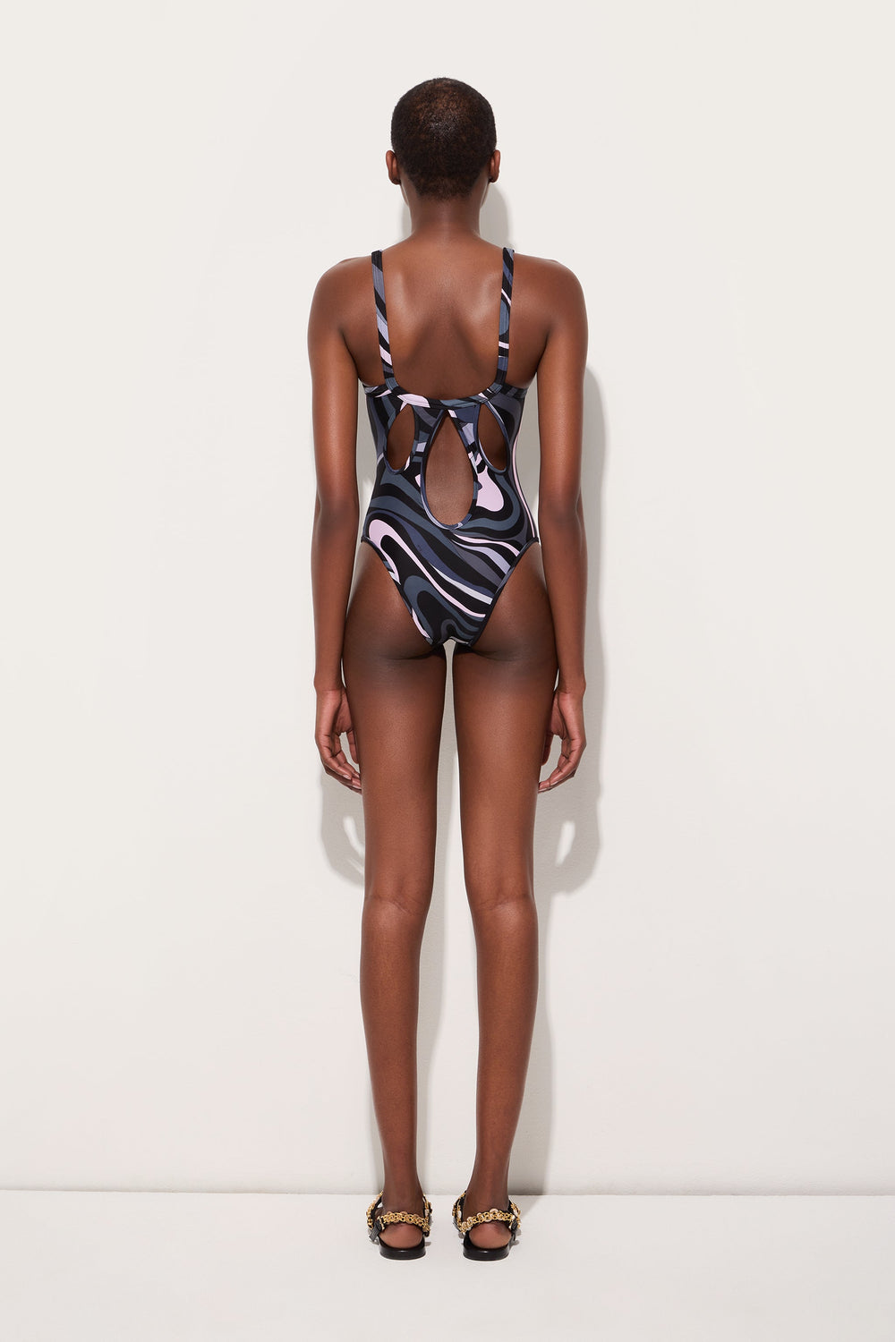 Pucci Marmo Print Swimsuit