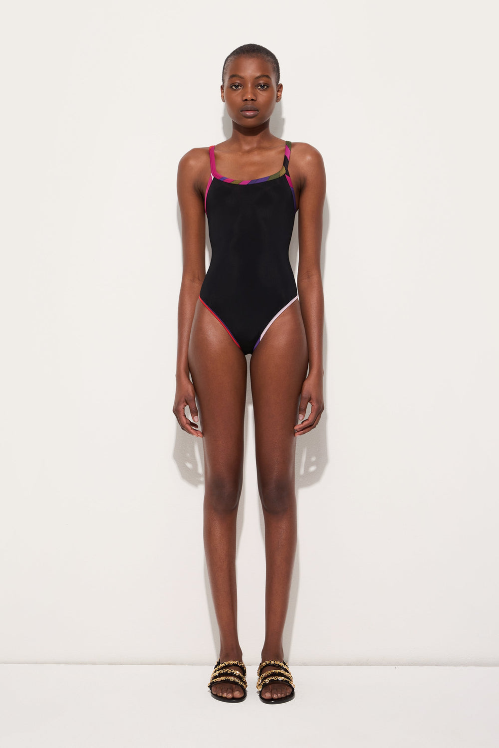 Pucci Swimsuit with Printed Trim
