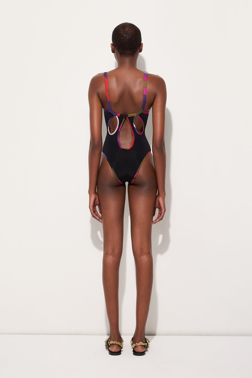 Pucci Swimsuit with Printed Trim