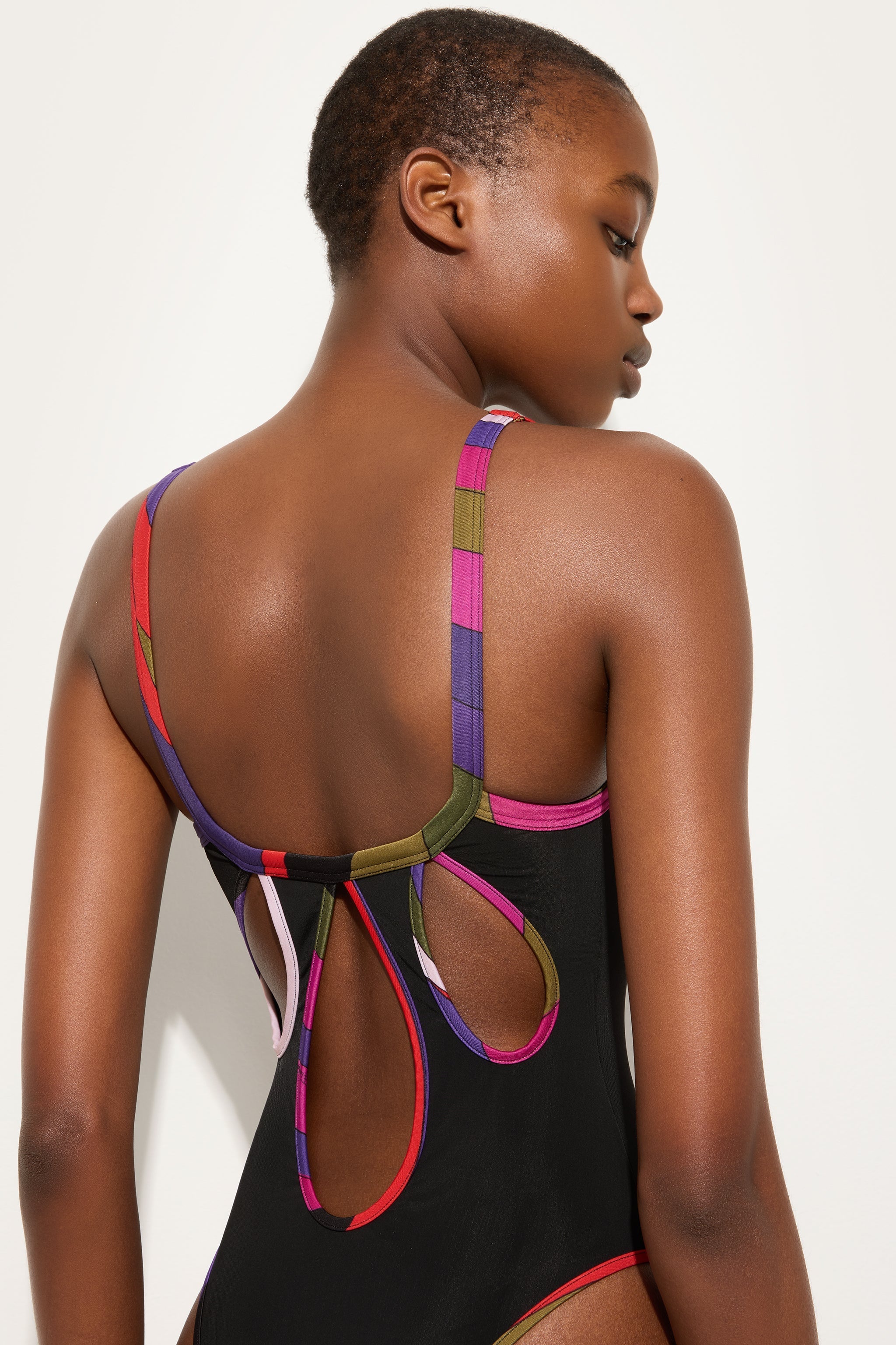Pucci Swimsuit with Printed Trim