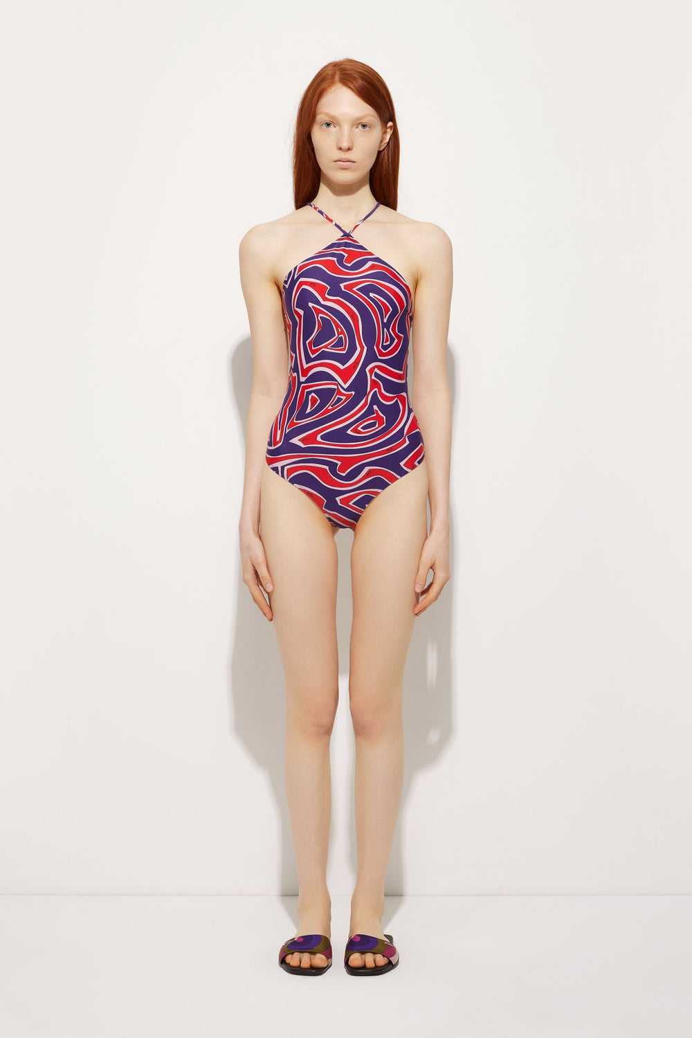 Pucci Labirinto Print Swimsuit