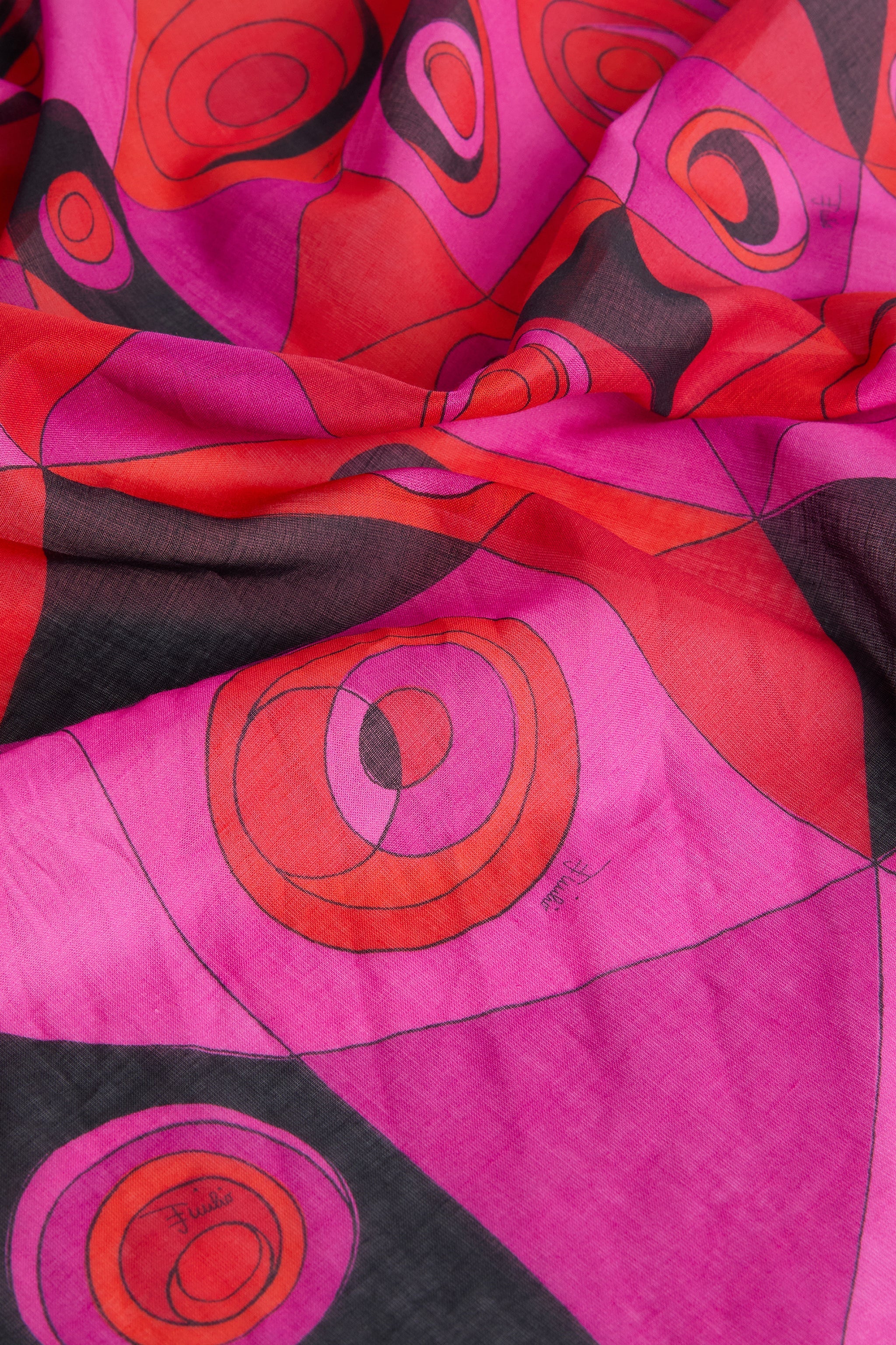 Pucci Cotton Sarong with Mixed Prints