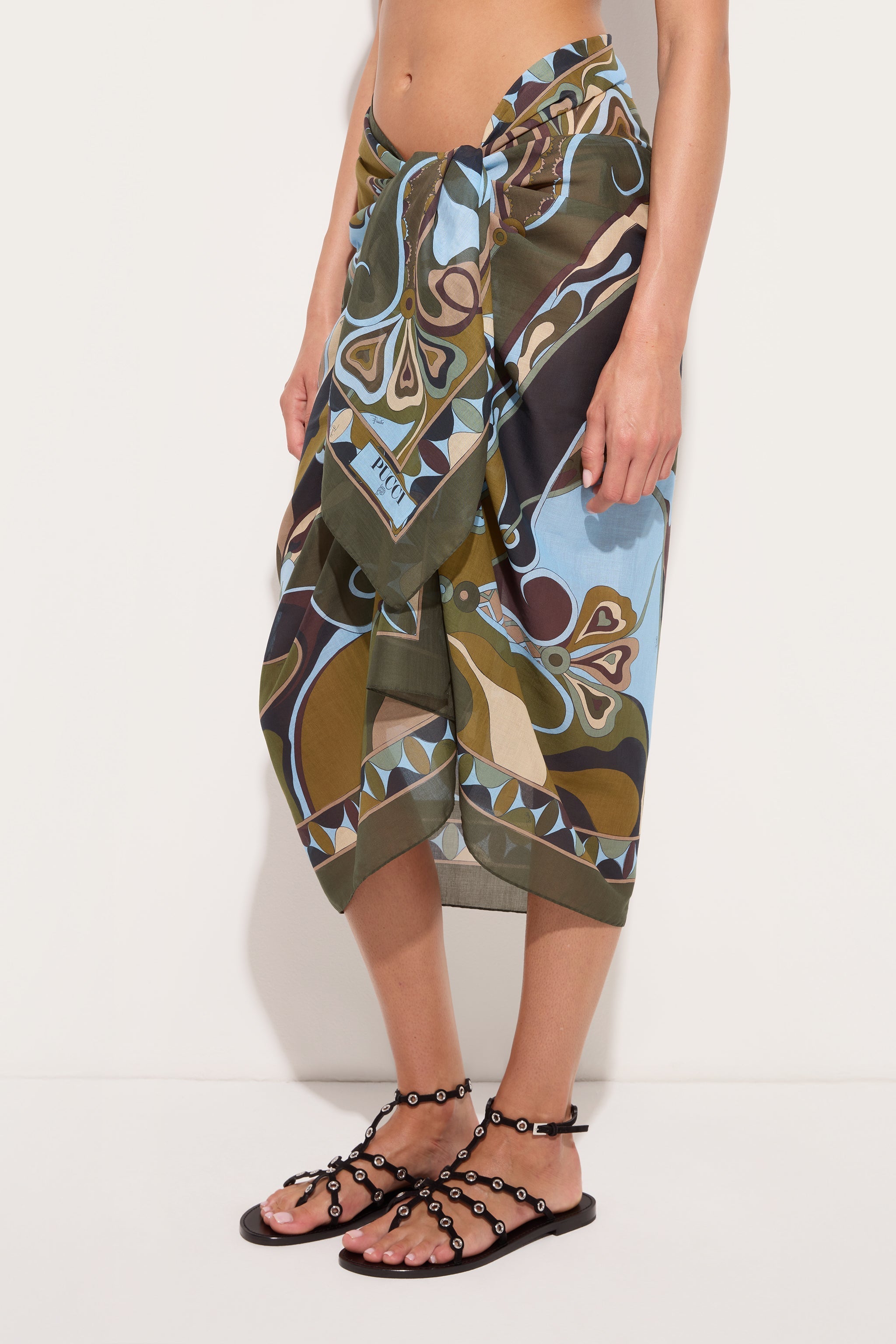 Pucci Orchidee Print Sarong