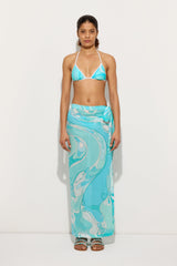 Pucci Orchidee Print Pareo Skirt