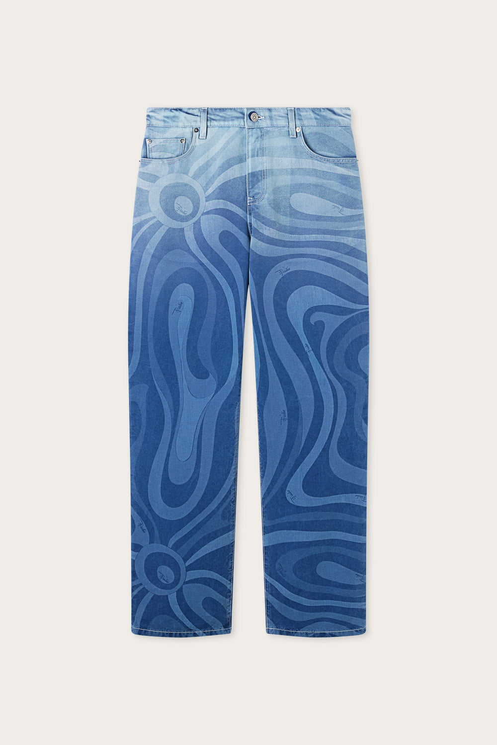 Pucci Denim Trousers in Marmo