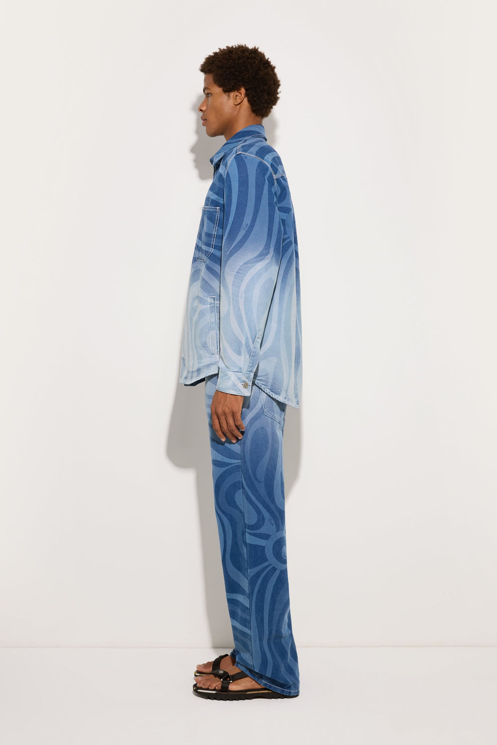 Pucci Denim Trousers in Marmo