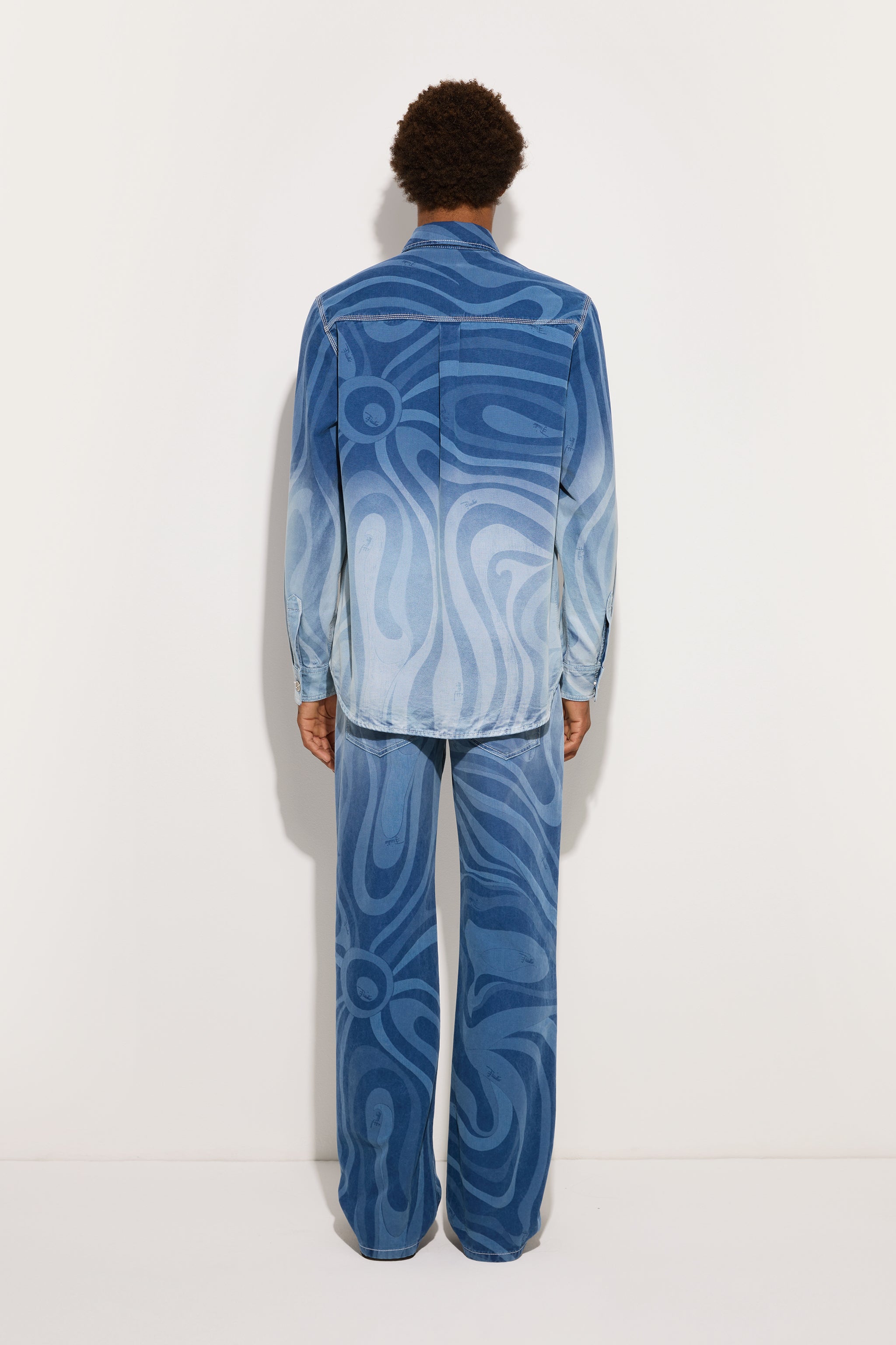 Pucci Denim Trousers in Marmo
