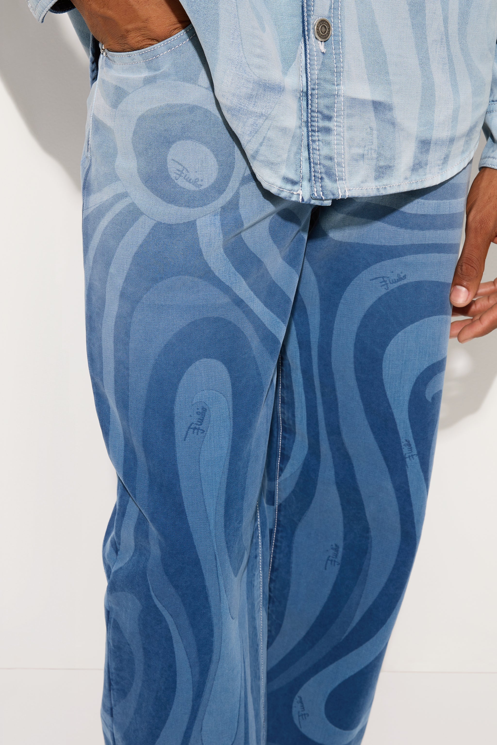 Pucci Denim Trousers in Marmo