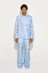 Pucci Marmo Print Silk Pants