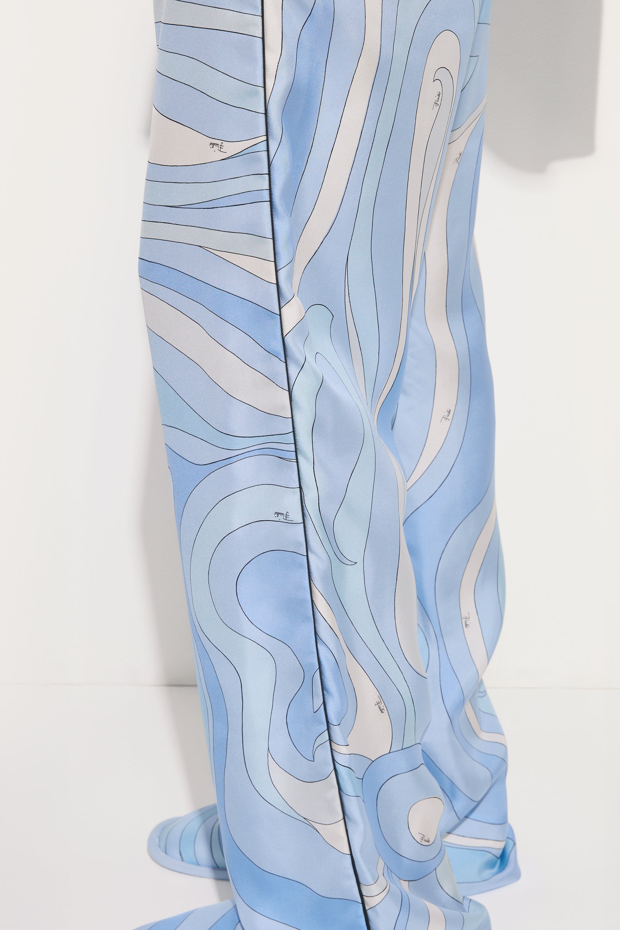 Pucci Marmo Print Silk Pants