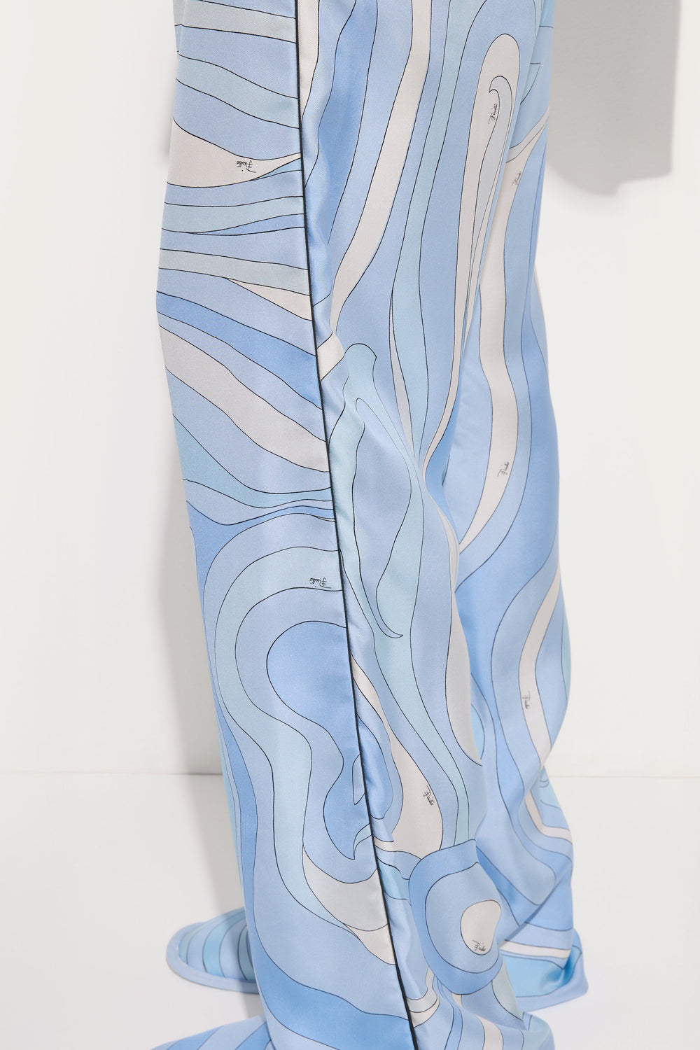 Pucci Marmo Print Silk Pants