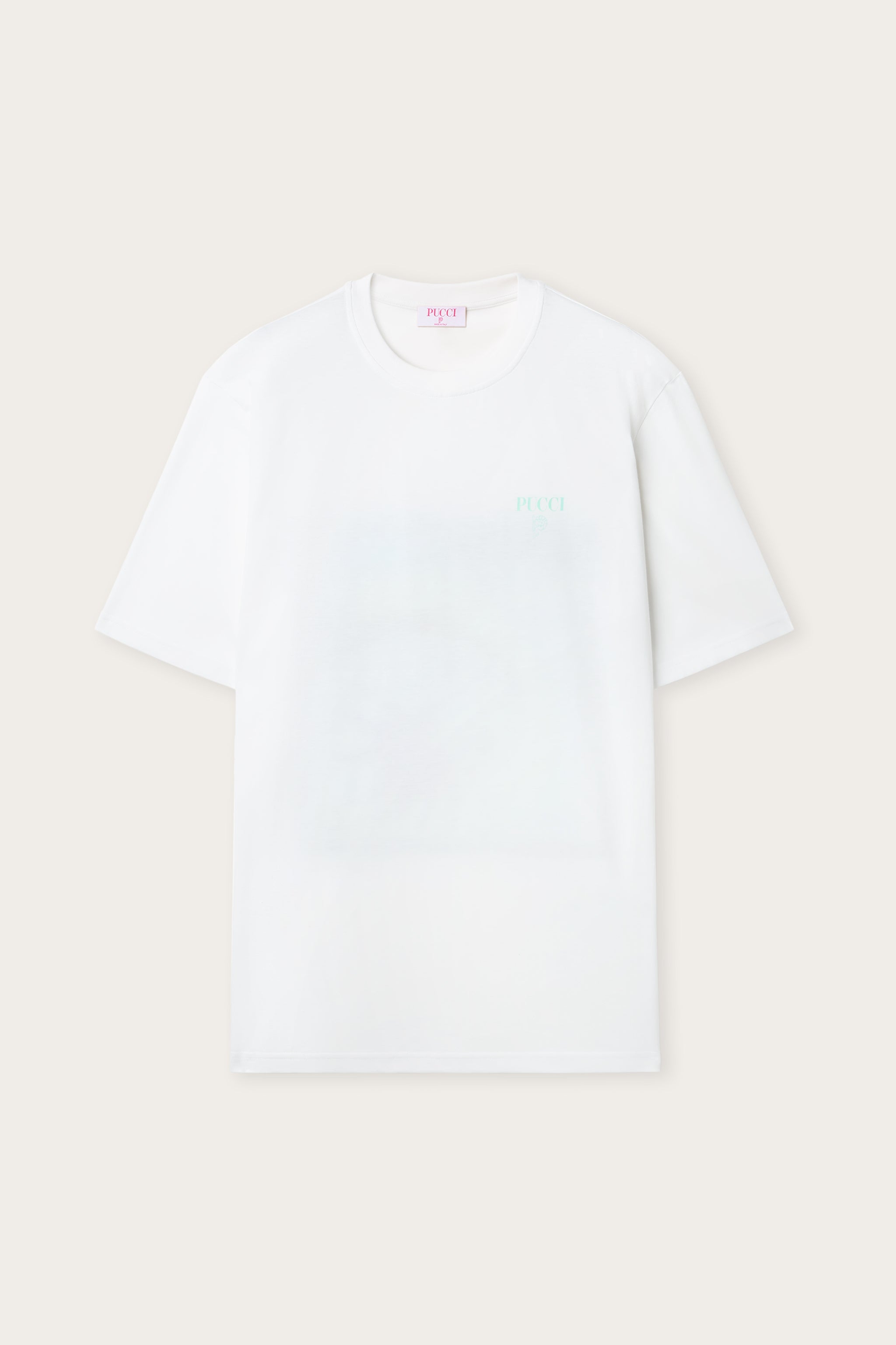Pucci Cotton Back Printed T-Shirt