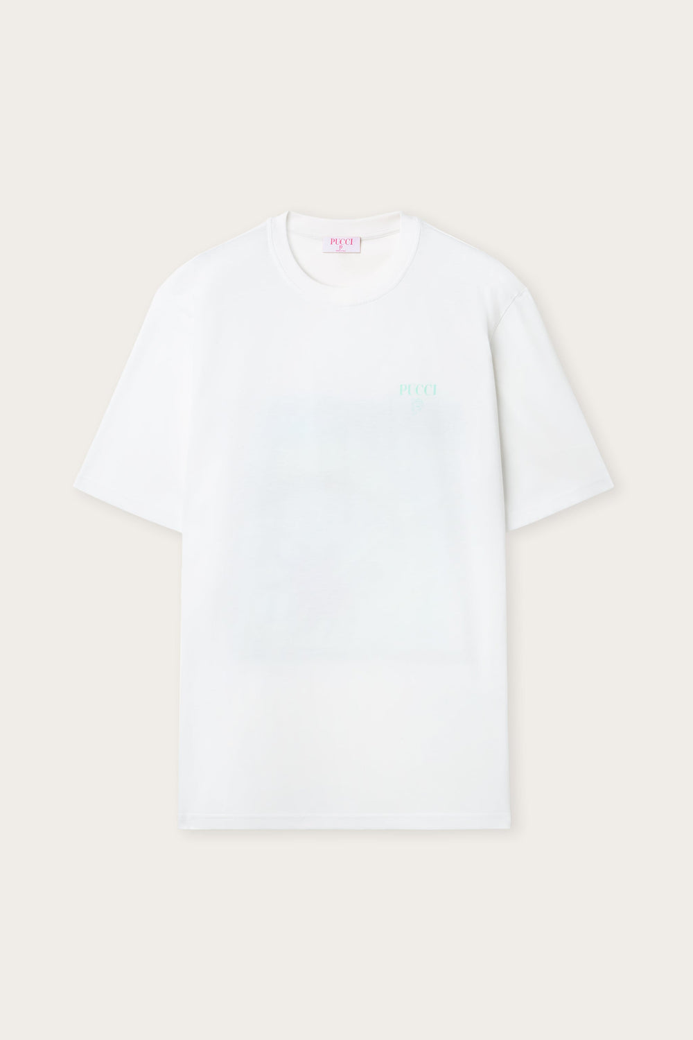 Pucci Cotton Back Printed T-Shirt