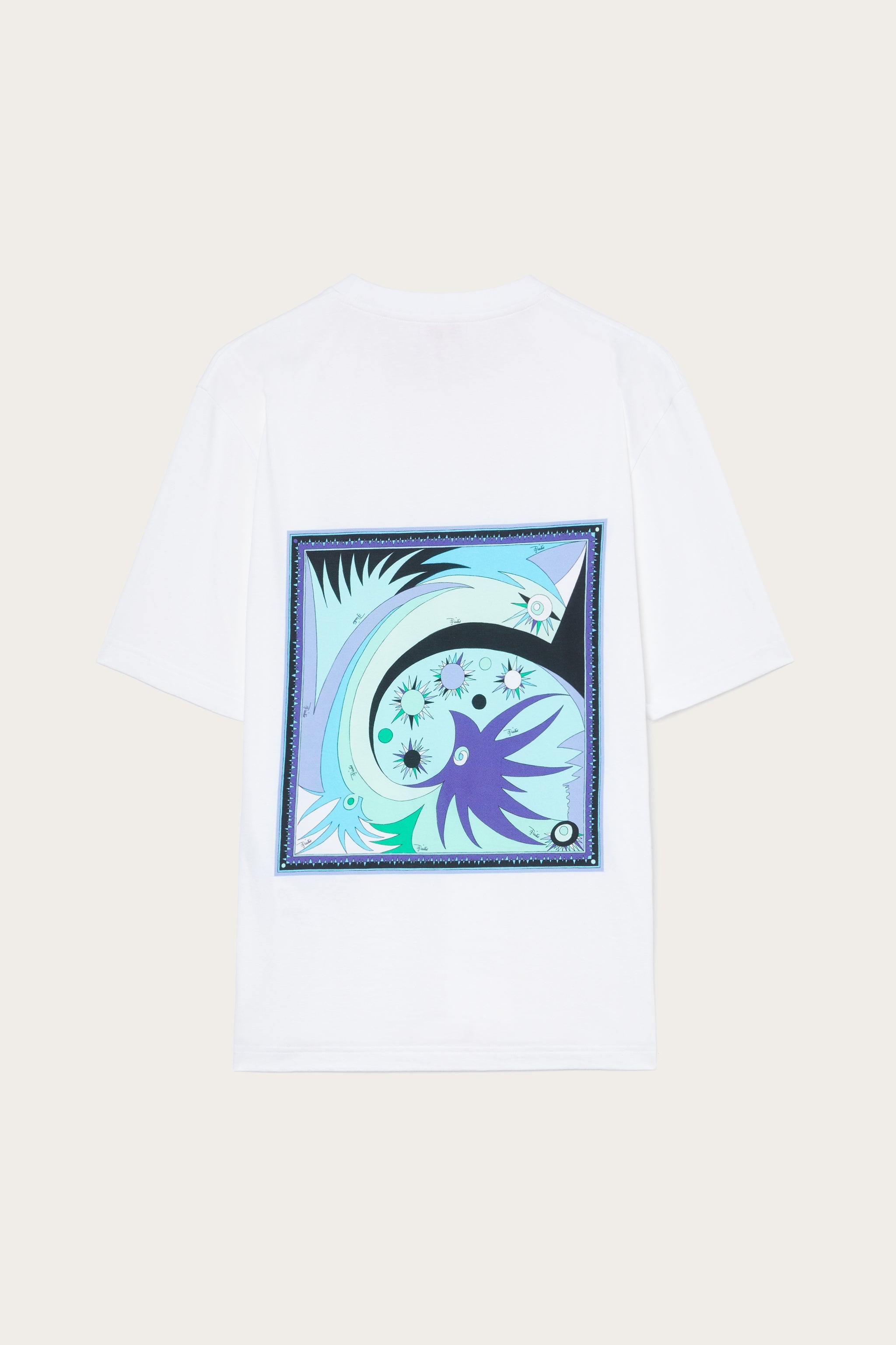 Pucci Cotton Back Printed T-Shirt
