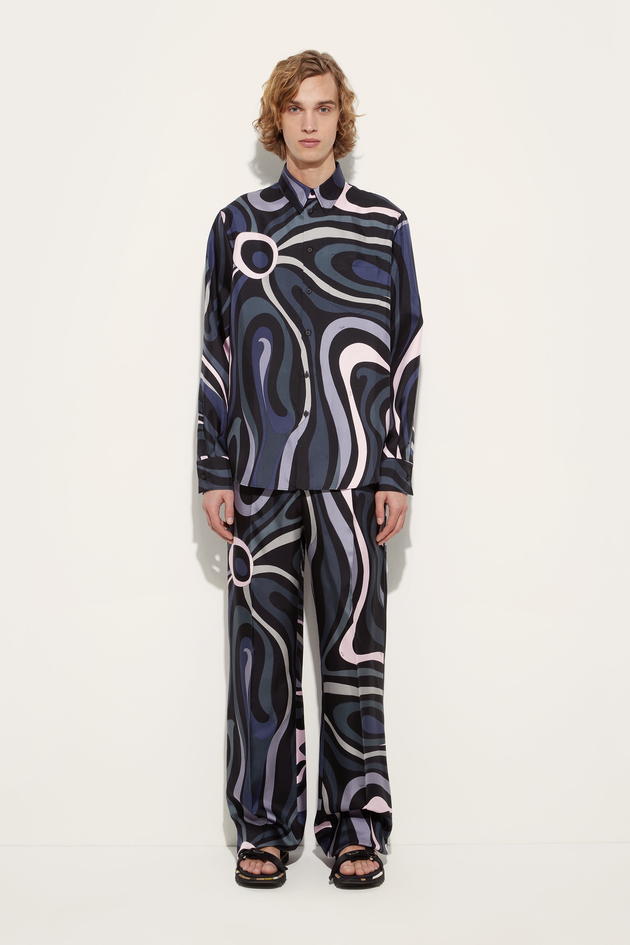 Pucci Marmo Print Shirt