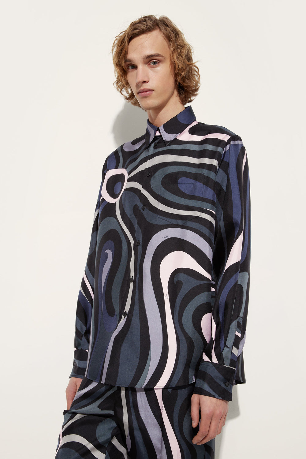 Pucci Marmo Print Shirt