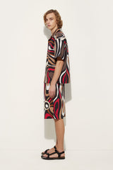 Pucci Marmo Print Bowling Shirt