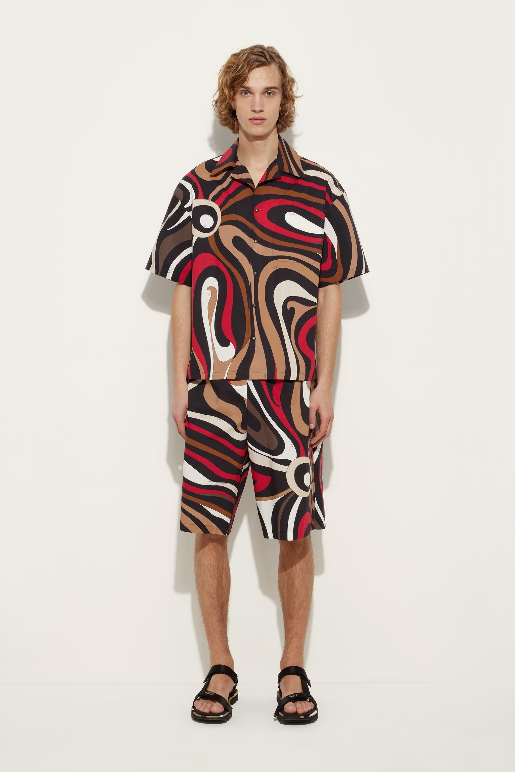 Pucci Marmo Print Shorts