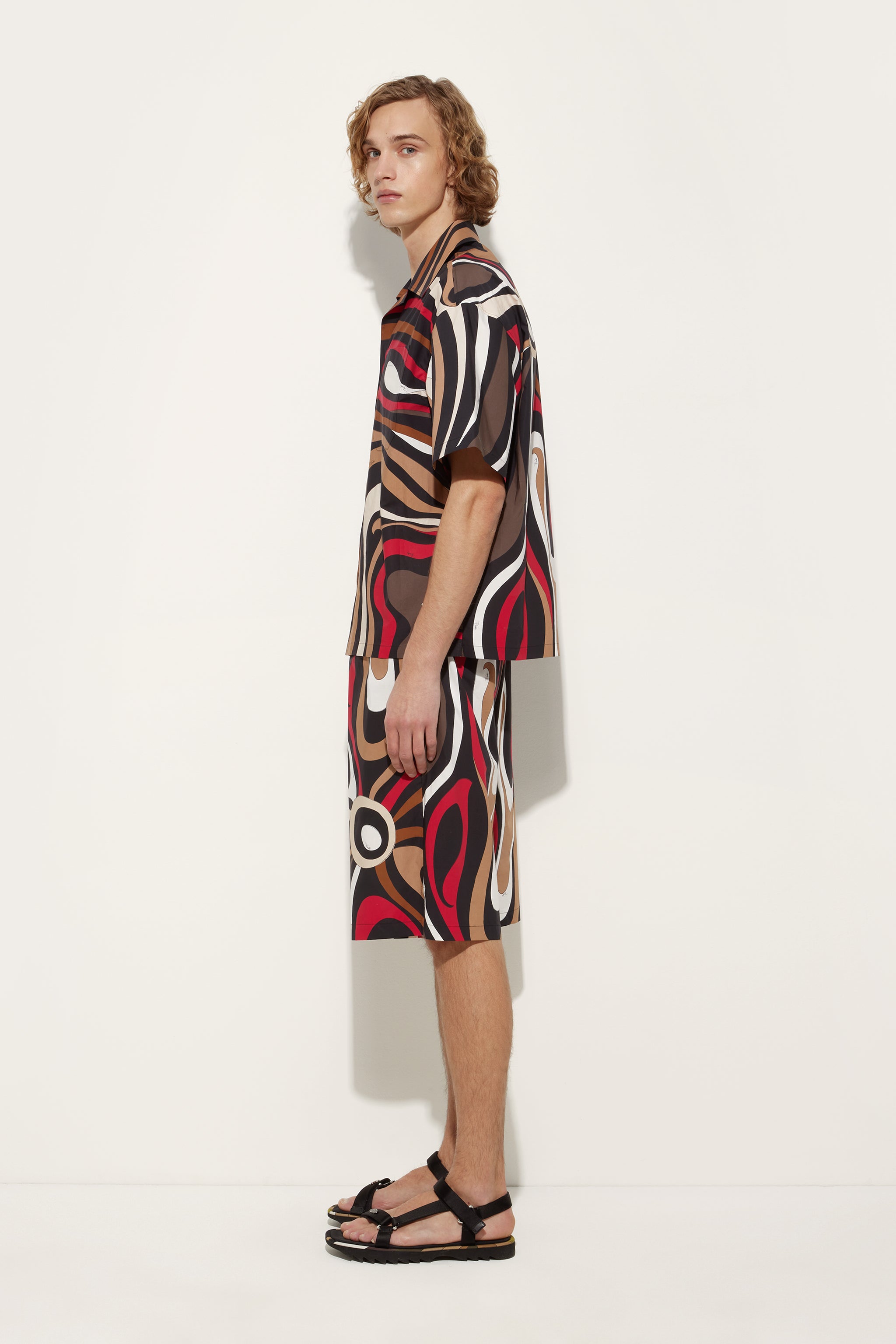Pucci Marmo Print Shorts