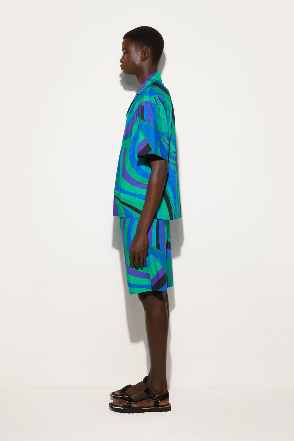 Pucci Iride Print Bowling Shirt