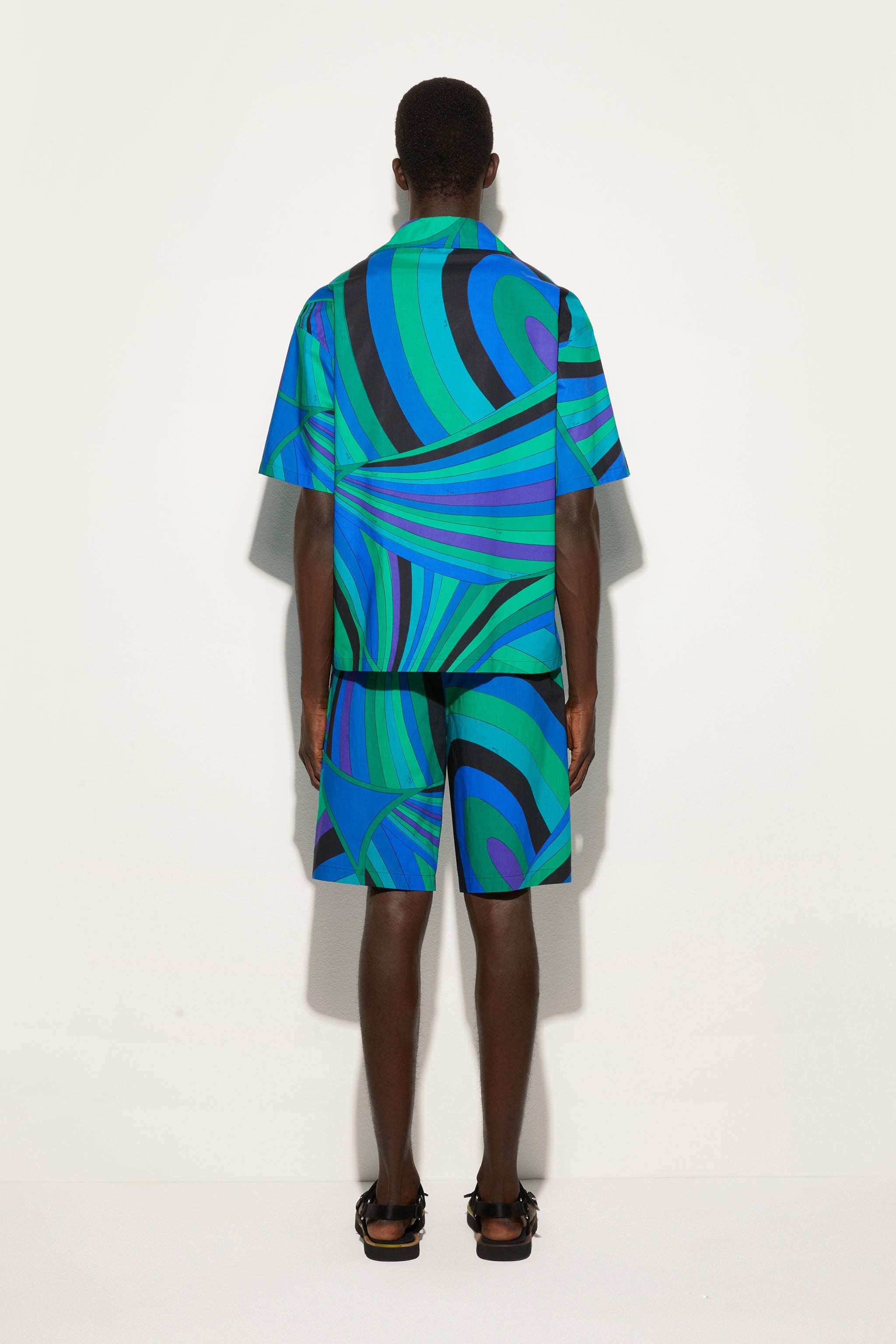 Pucci Iride Print Bowling Shirt